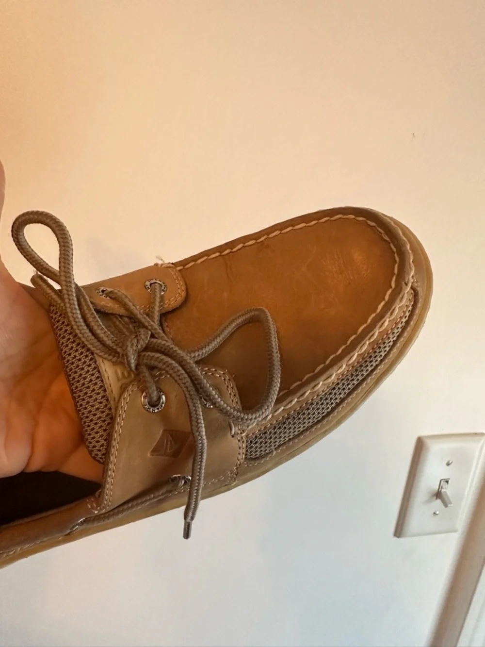 Men's Casual Sperry Boat Shoes in Tan - Picture 5 of 6